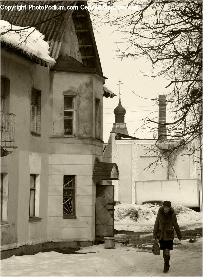 Building, Housing, Villa, Alley, Alleyway, Road, Street