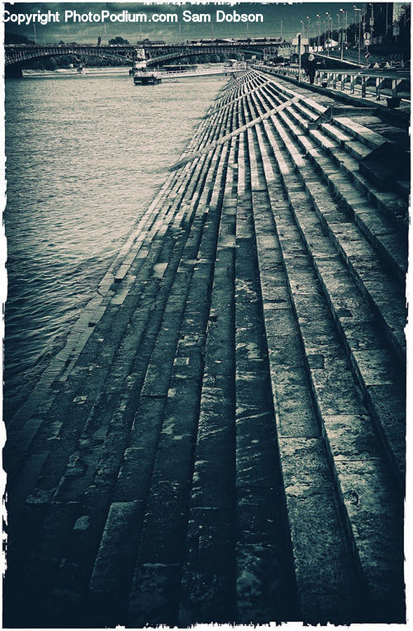 Boardwalk, Deck, Path, Sidewalk, Walkway, Pavement, Dock