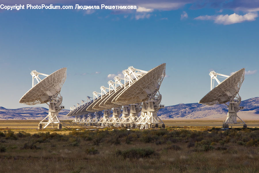 Antenna, Radio Telescope, Telescope, Building