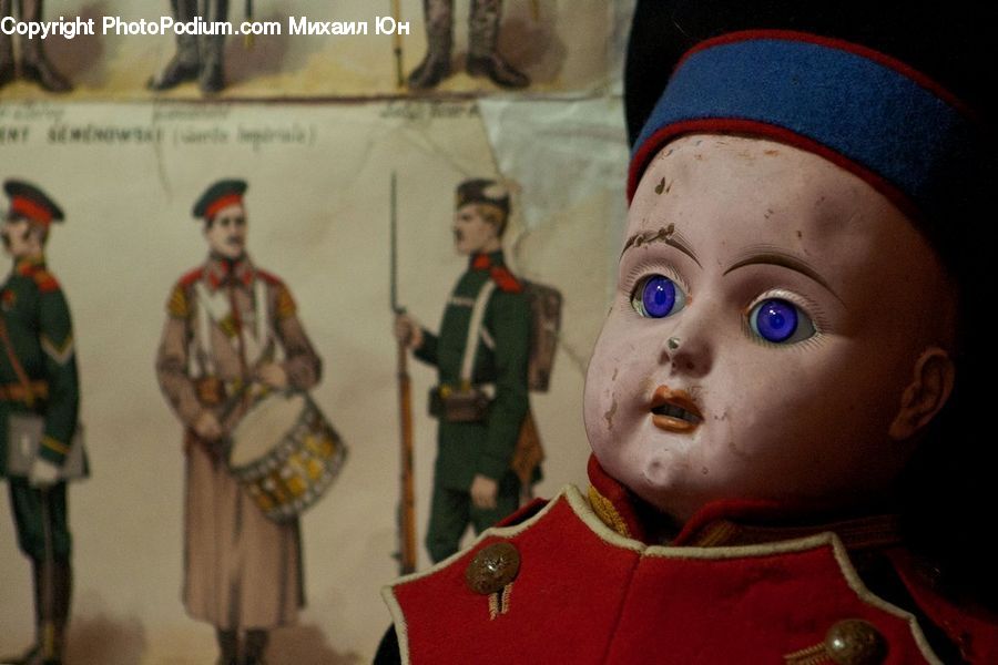 People, Person, Human, Doll, Toy, Paper, Face