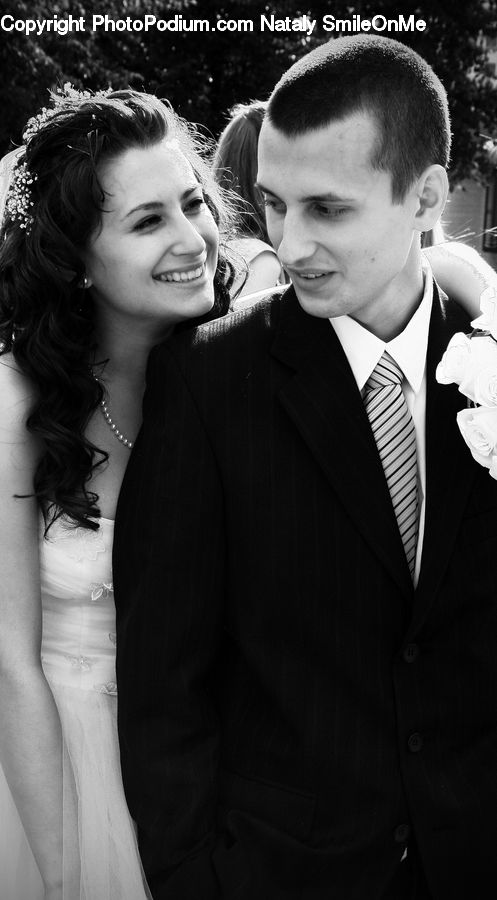 People, Person, Human, Clothing, Overcoat, Suit, Bride