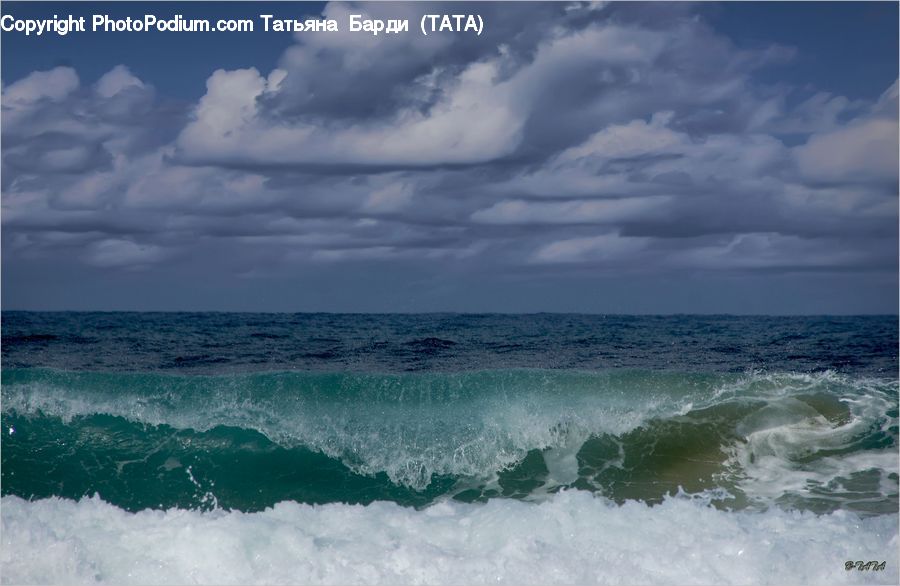 Outdoors, Sea, Sea Waves, Water, Azure Sky, Cloud, Sky