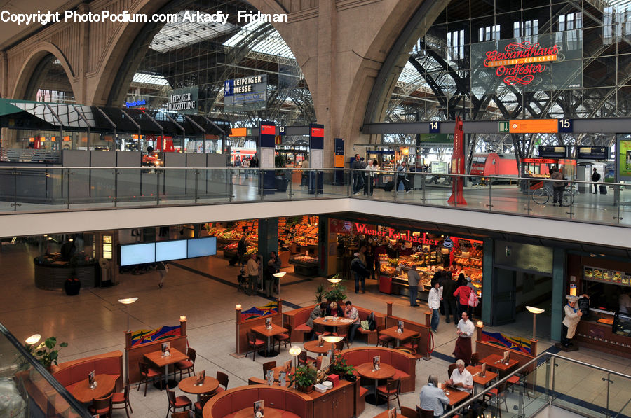 Food Court, Cafeteria, Restaurant, Cafe, Dining Room, Indoors, Room