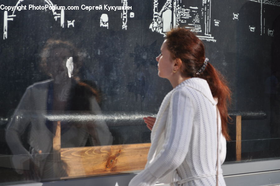 Human, People, Person, Blackboard, Outdoors, River, Water