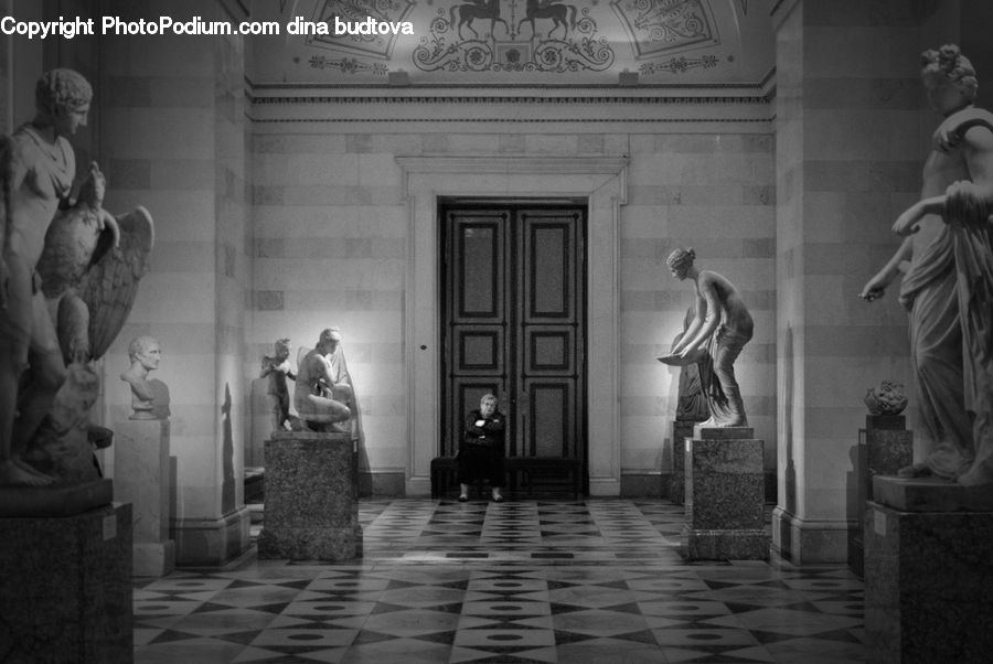 People, Person, Human, Art, Sculpture, Statue, Door