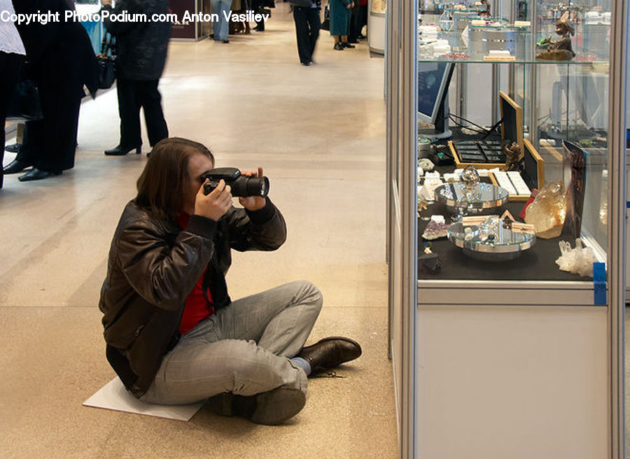 People, Person, Human, Photographer, Asleep, Clothing, Denim