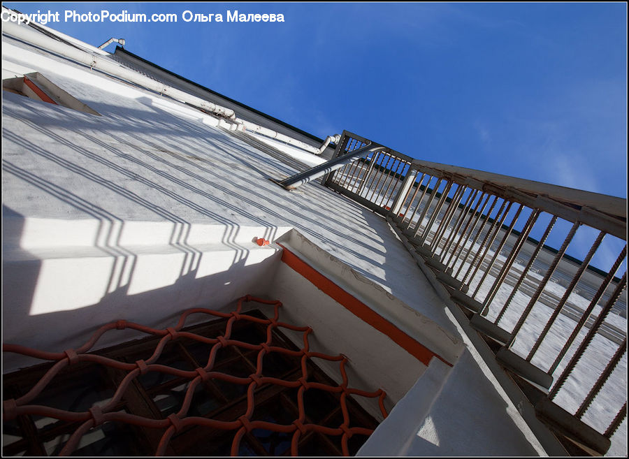 Chair, Furniture, Balcony, Building, Office Building, Apartment Building, High Rise
