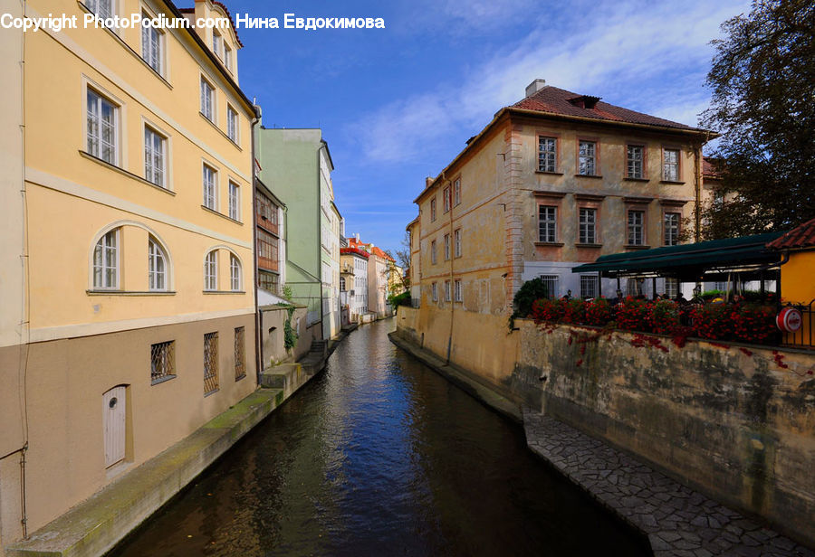 Canal, Outdoors, River, Water, Castle, Ditch, Fort