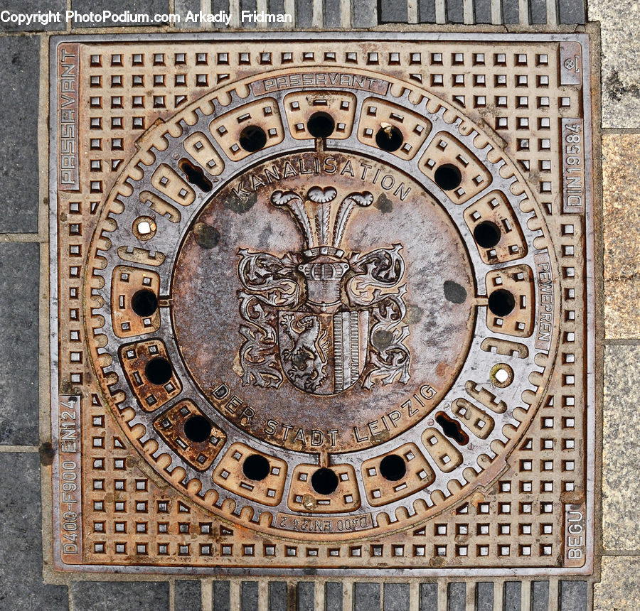 Hole, Manhole, Sewer, Architecture, Dome, Art, Mosaic