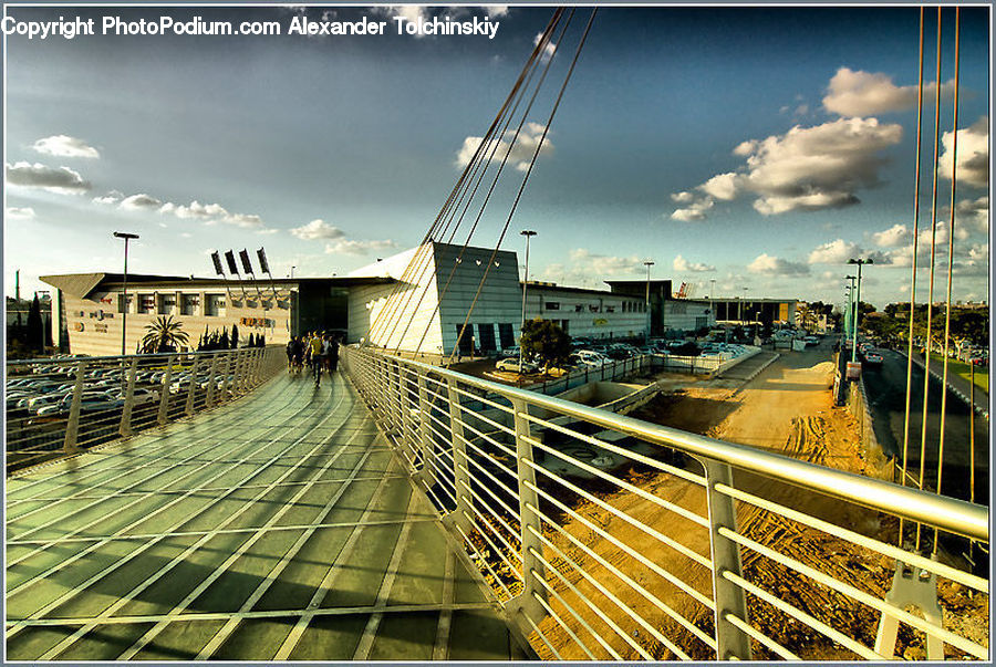 Factory, Road, Construction, Deck, Porch, Architecture, Downtown