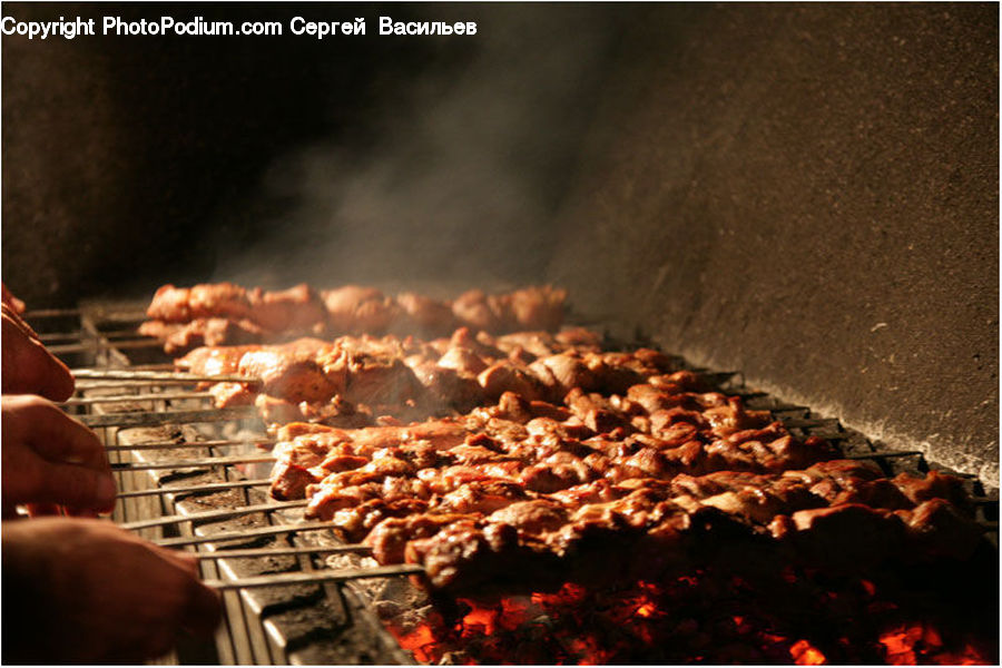 Bbq, Food, Rubble, Animal, Cattle, Mammal