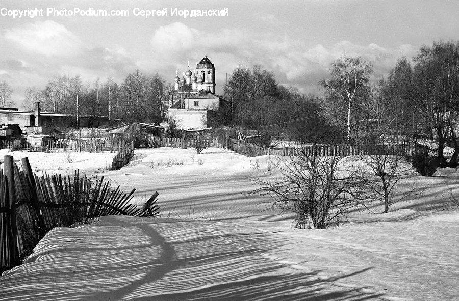 Ice, Outdoors, Snow, Bench, Countryside, Dock, Landing