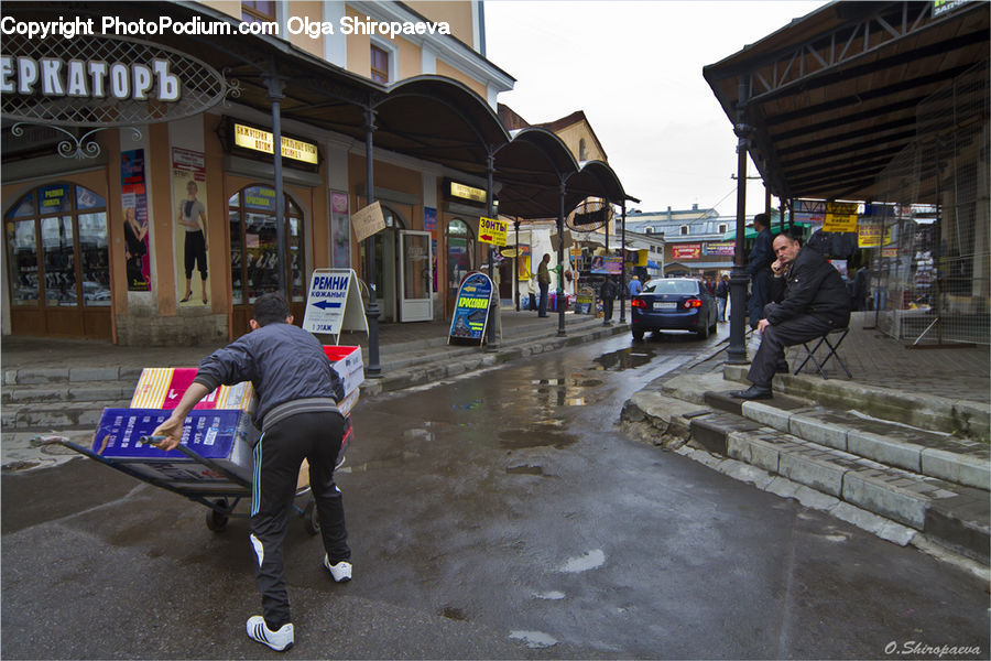 People, Person, Human, Shop, Road, Street, Town