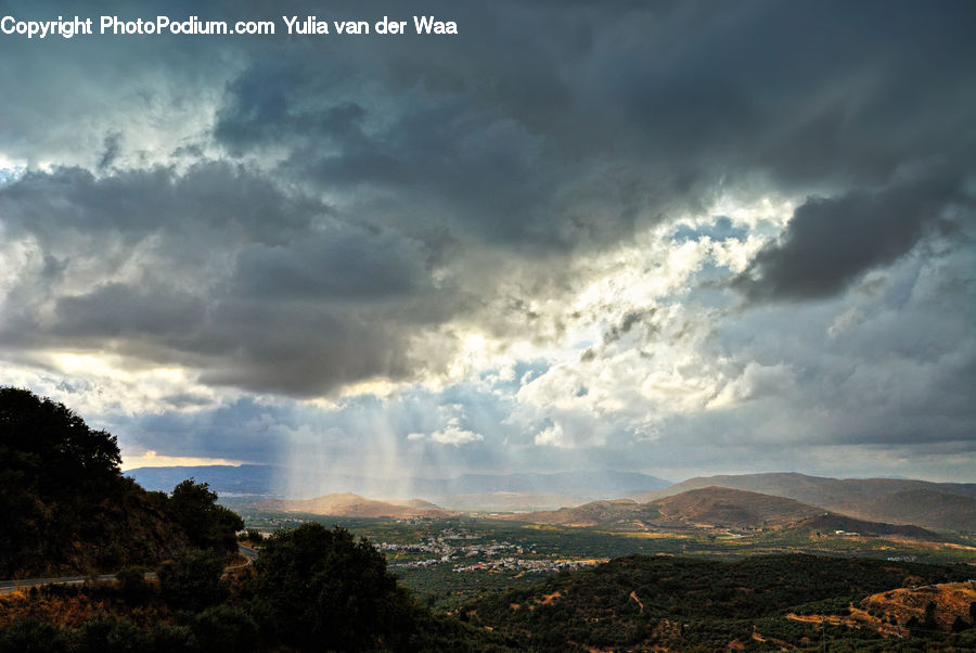 Azure Sky, Cloud, Outdoors, Sky, Cumulus, Landscape, Nature