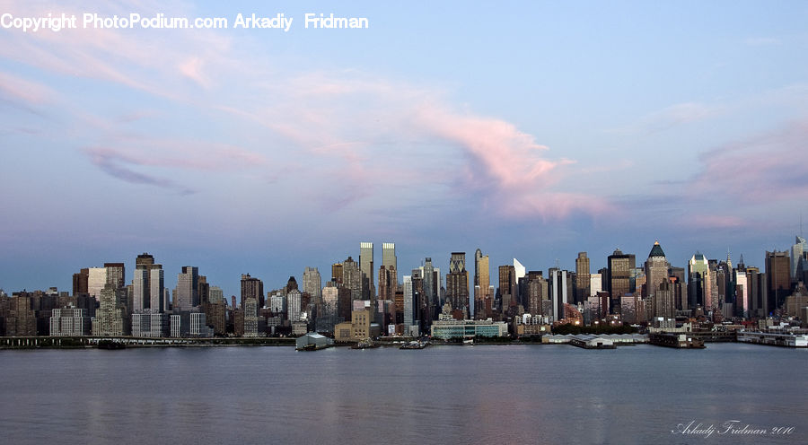 City, Downtown, Metropolis, Urban, Horizon, Sky, Building