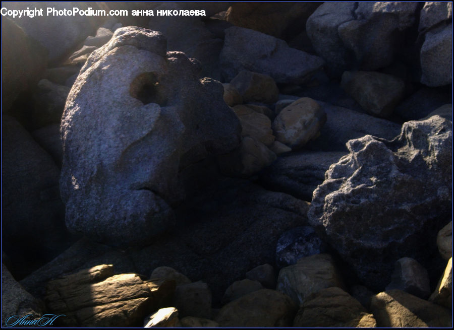 Rock, Cave, Rubble, Crypt, Soil