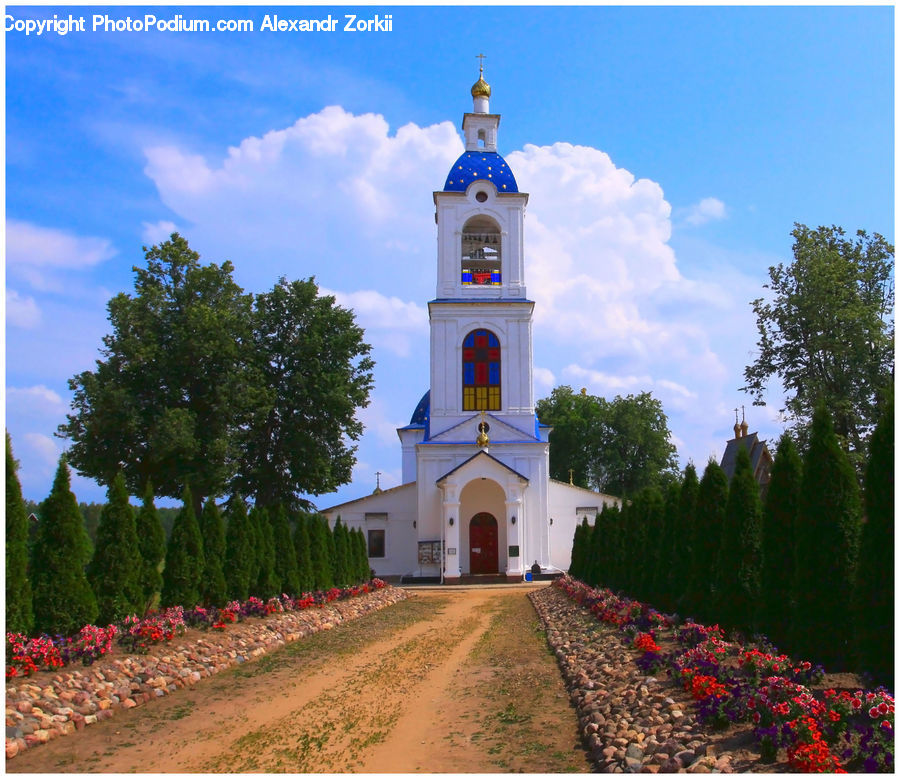 Architecture, Bell Tower, Clock Tower, Tower, Garden, Gardening, Monument