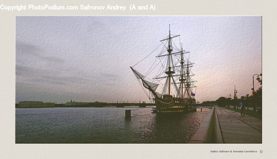 Boardwalk, Deck, Path, Sidewalk, Walkway, Boat, Yacht