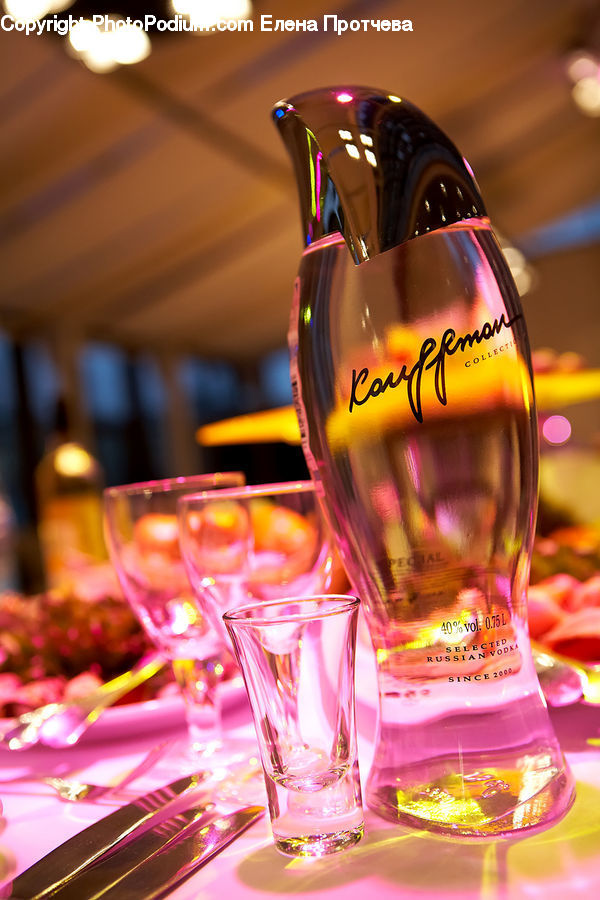 Beverage, Drink, Glass, Goblet, Alcohol, Bar Counter, Pub