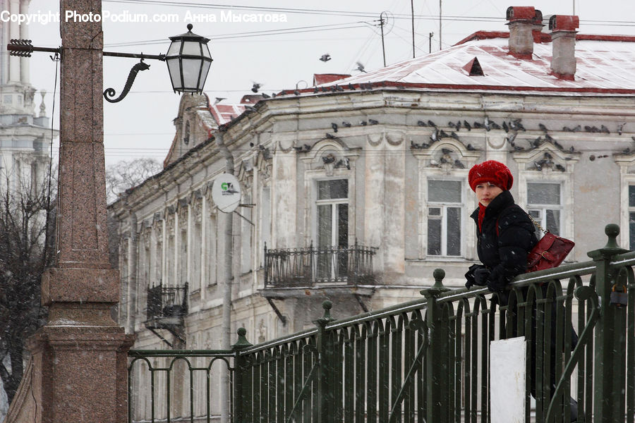 People, Person, Human, Railing, Clown, Performer, Bonnet