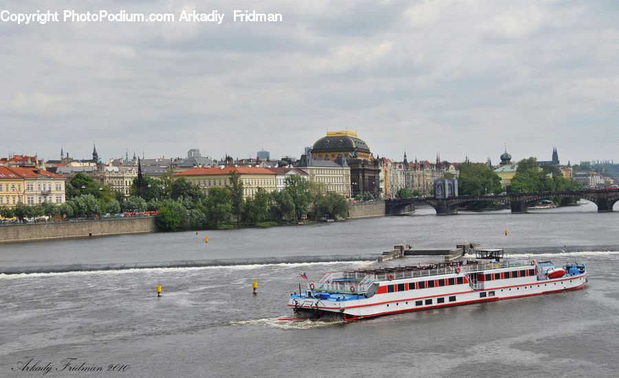 Cruise Ship, Ferry, Freighter, Ship, Tanker, Vessel, Building