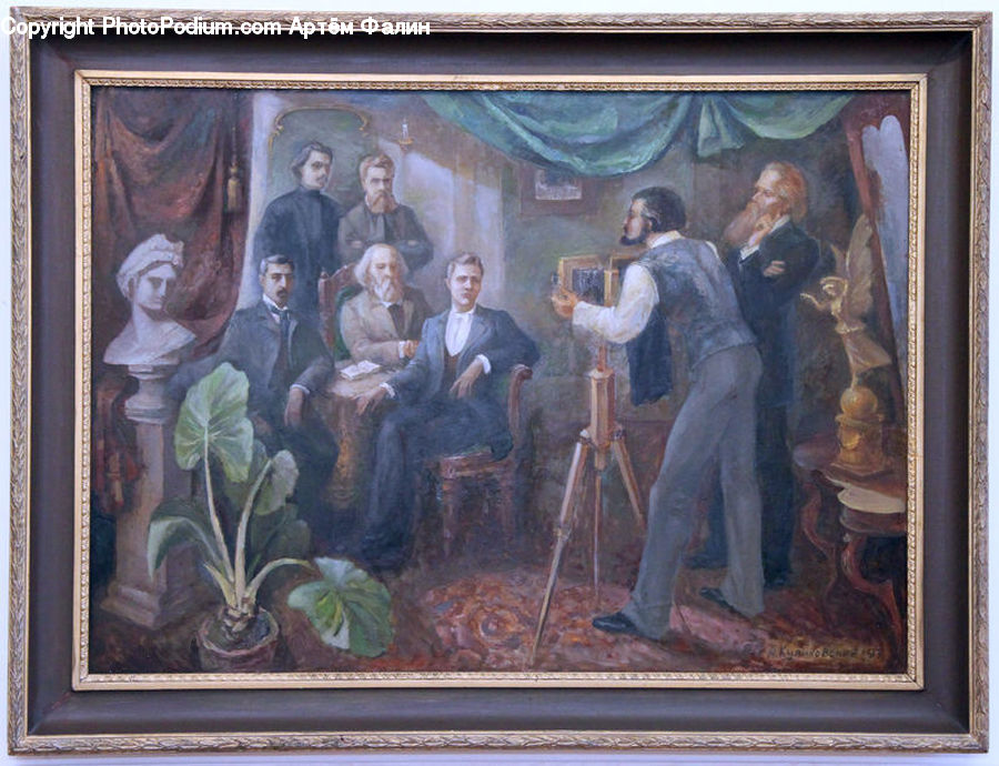 People, Person, Human, Art, Painting, Bowl, Modern Art