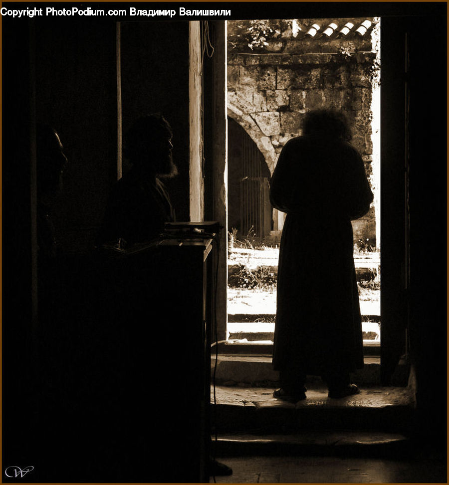 People, Person, Human, Cloak, Silhouette, Head, Portrait