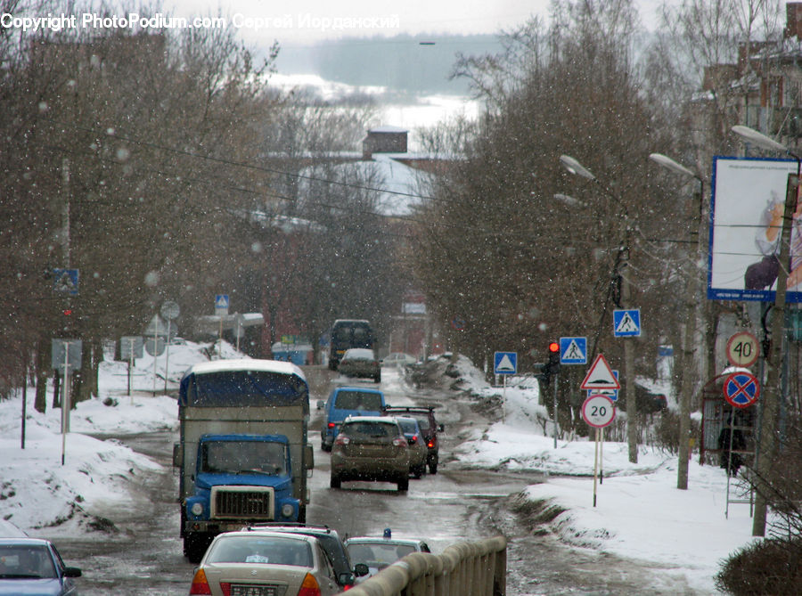 Blizzard, Outdoors, Snow, Weather, Winter, Automobile, Car