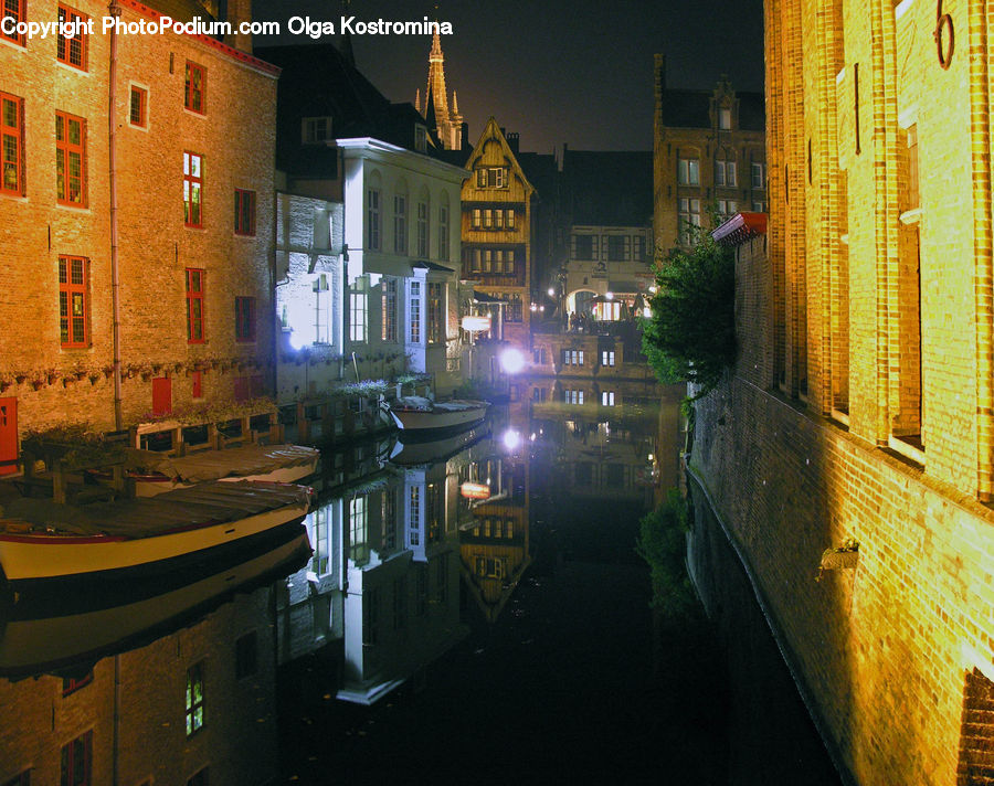 Boat, Dinghy, Canal, Outdoors, River, Water, Gondola