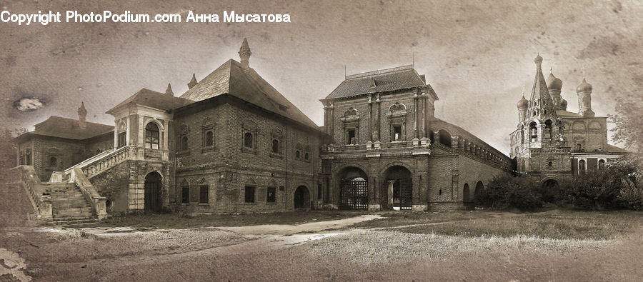 Architecture, Church, Worship, Mansion, Building, House, Housing