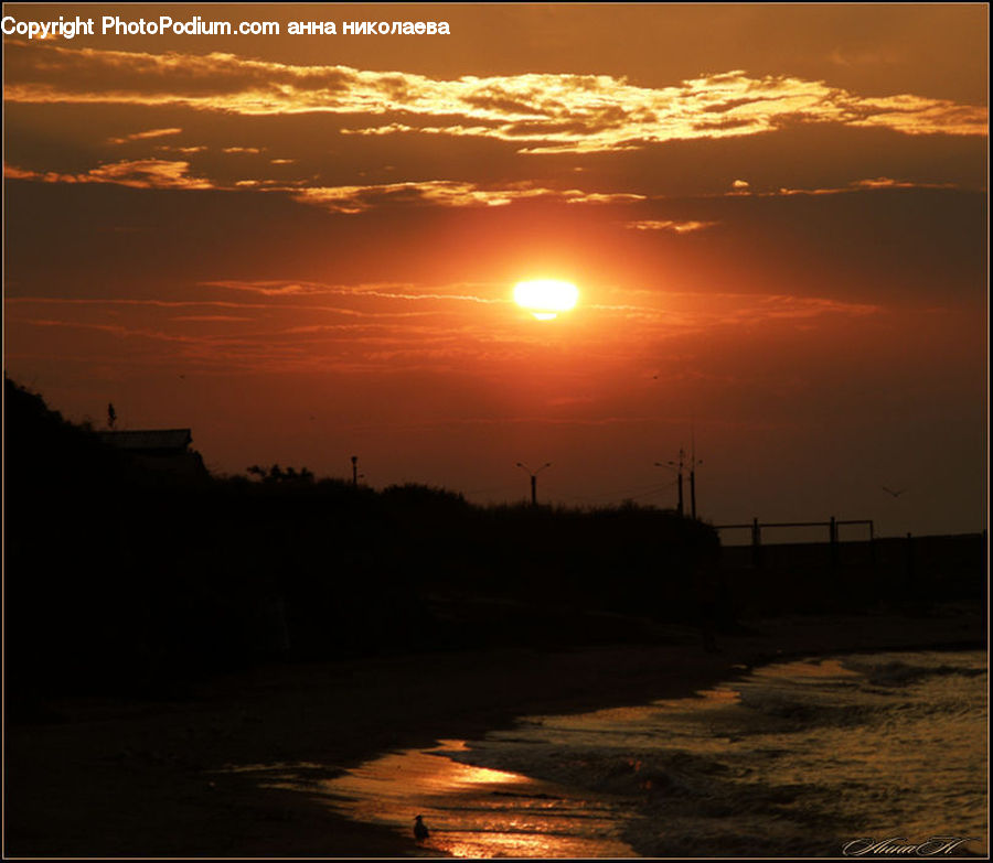 Dawn, Dusk, Sky, Sunrise, Sunset, Sun, Red Sky