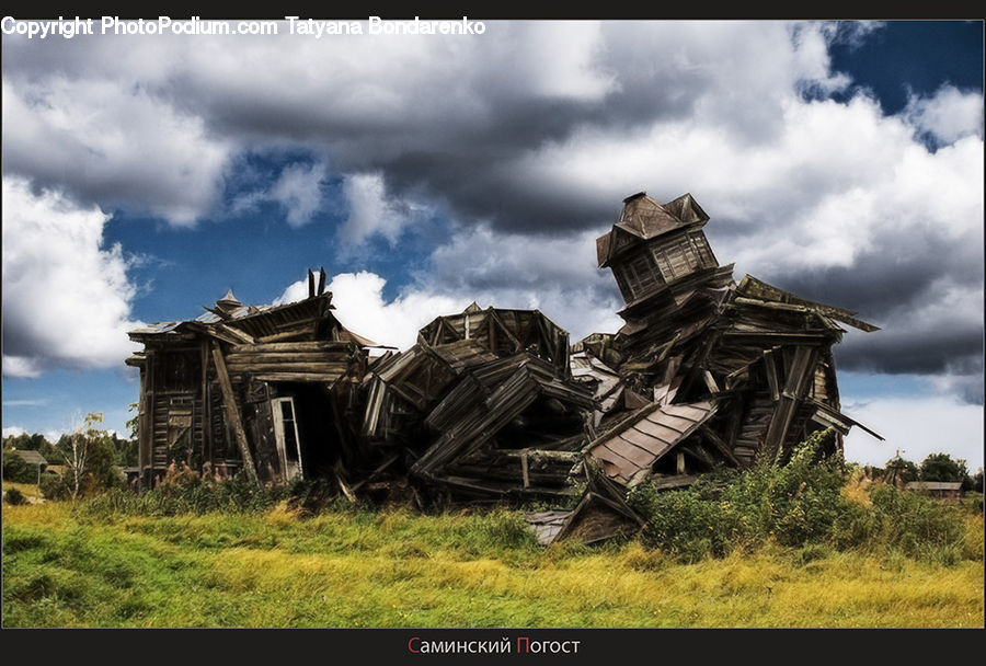 Ruins, Architecture, Castle, Fort, Cabin, Hut, Rural