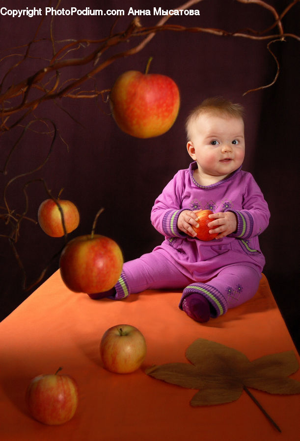 People, Person, Human, Apple, Fruit, Face, Portrait