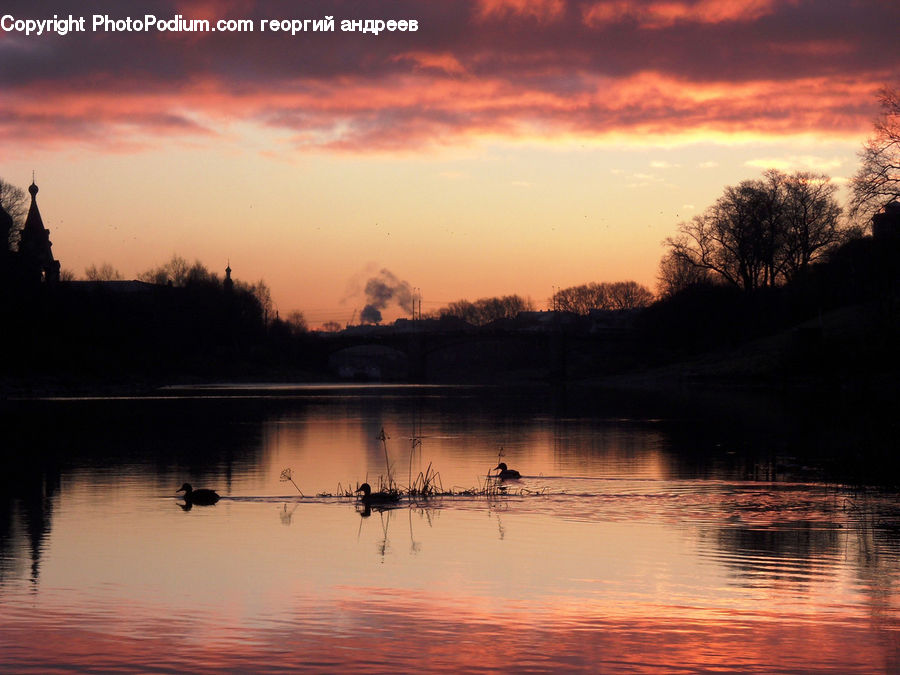 Dawn, Dusk, Red Sky, Sky, Sunrise, Sunset, Outdoors