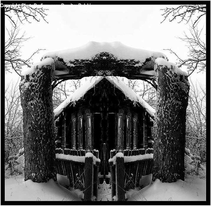Arch, Gate, Building, Housing, Villa, Patio, Pergola