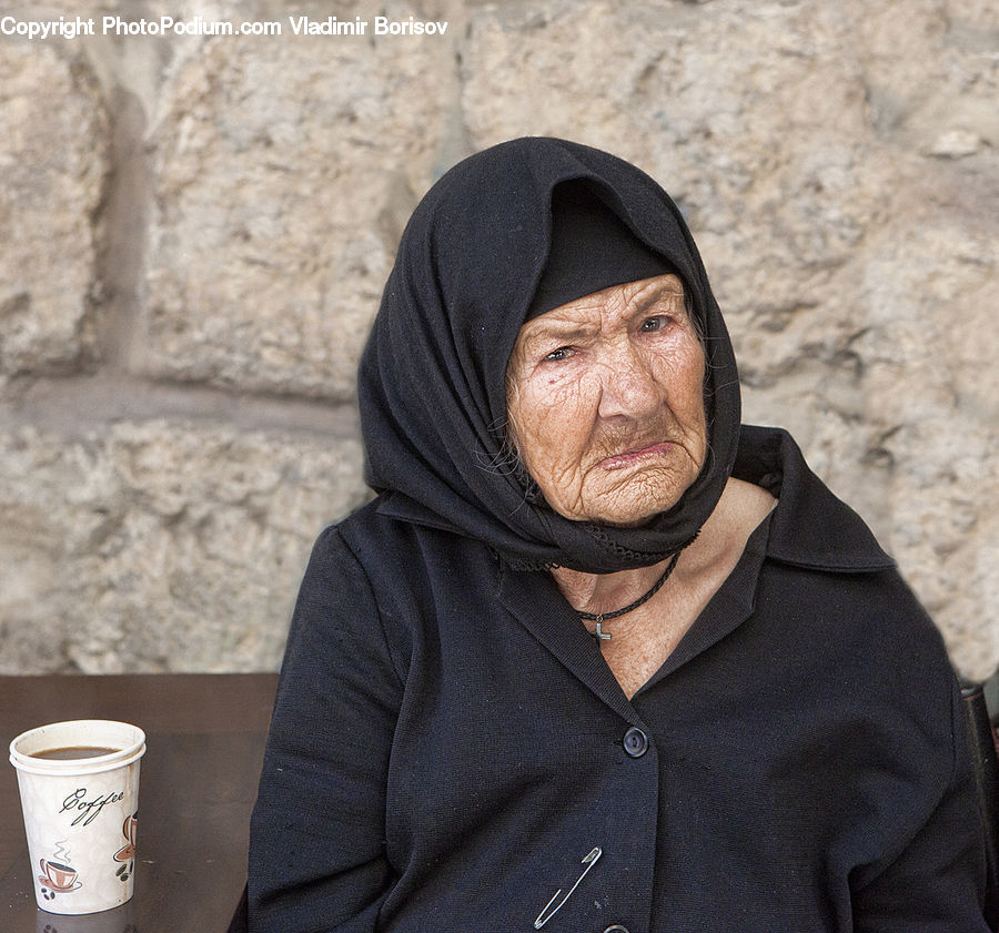 Human, People, Person, Cup, Clothing, Hood, Hoodie