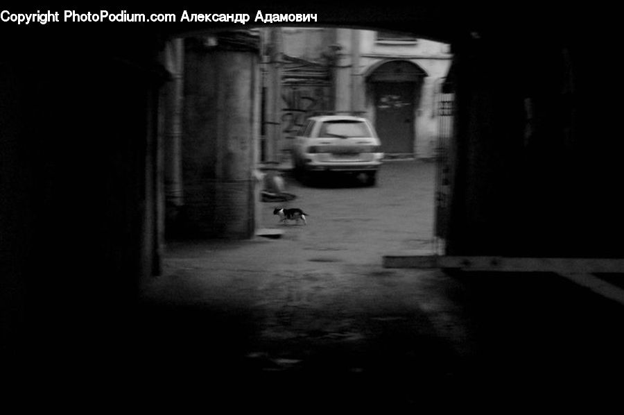Alley, Alleyway, Road, Street, Town, Automobile, Car