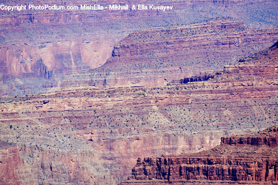 Canyon, Outdoors, Valley, Aerial View, Map