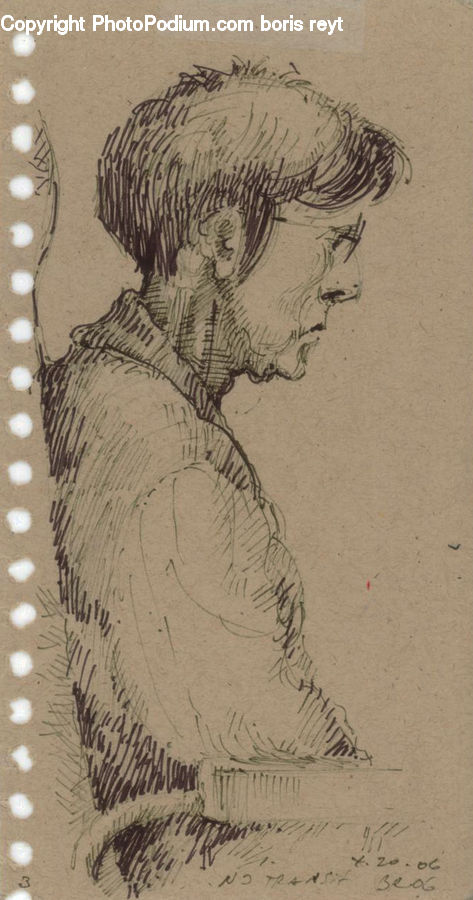 Drawing, Sketch, Art