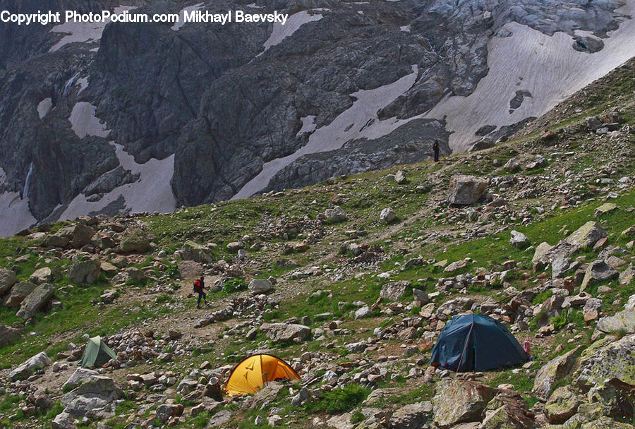 Camping, Mountain Tent, Tent, Crest, Mountain, Outdoors, Peak