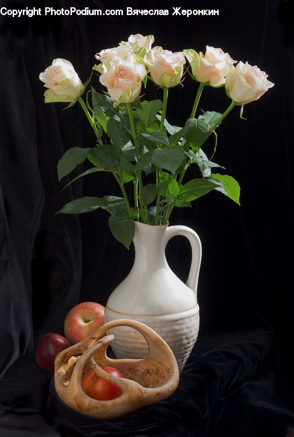 Apple, Fruit, Floral Design, Flower, Flower Arrangement, Flower Bouquet, Ikebana