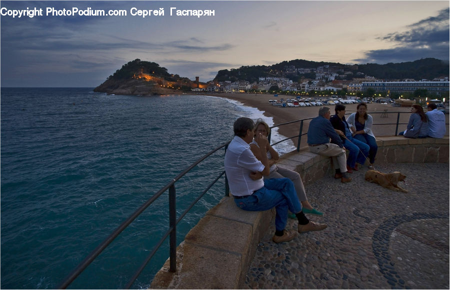 People, Person, Human, Bench, Coast, Outdoors, Sea