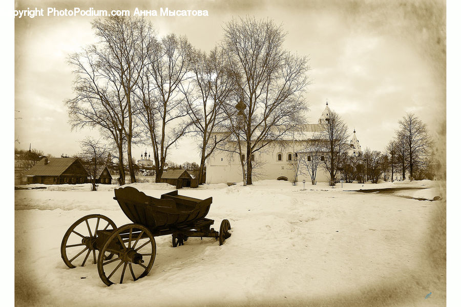 Buggy, Carriage, Horse Cart, Wagon, Vehicle, Car, Plywood