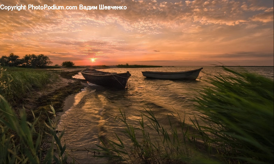 Coast, Outdoors, Sea, Water, Boat, Rowboat, Vessel