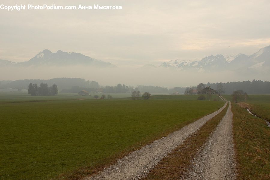 Dirt Road, Gravel, Road, Landscape, Nature, Scenery