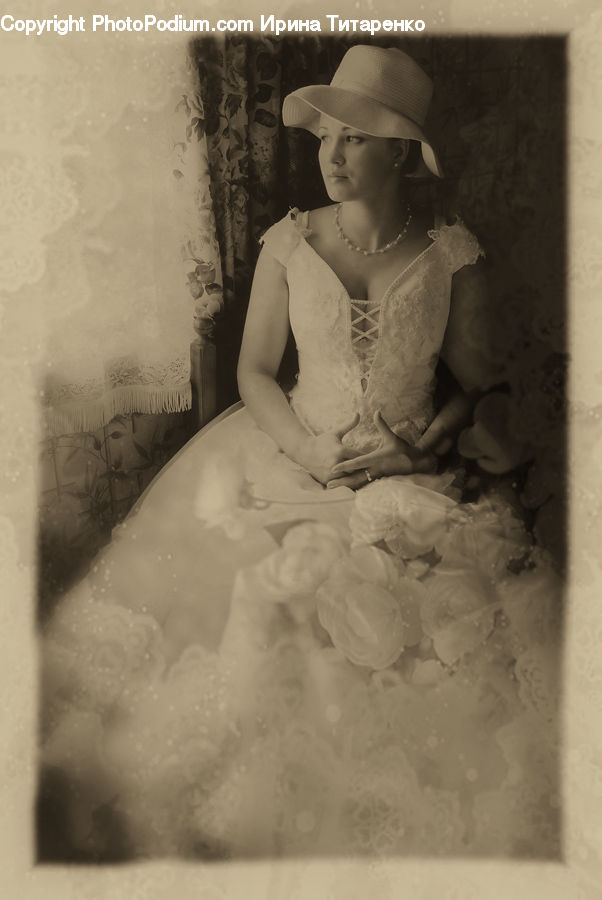People, Person, Human, Evening Dress, Gown, Robe, Wedding Gown