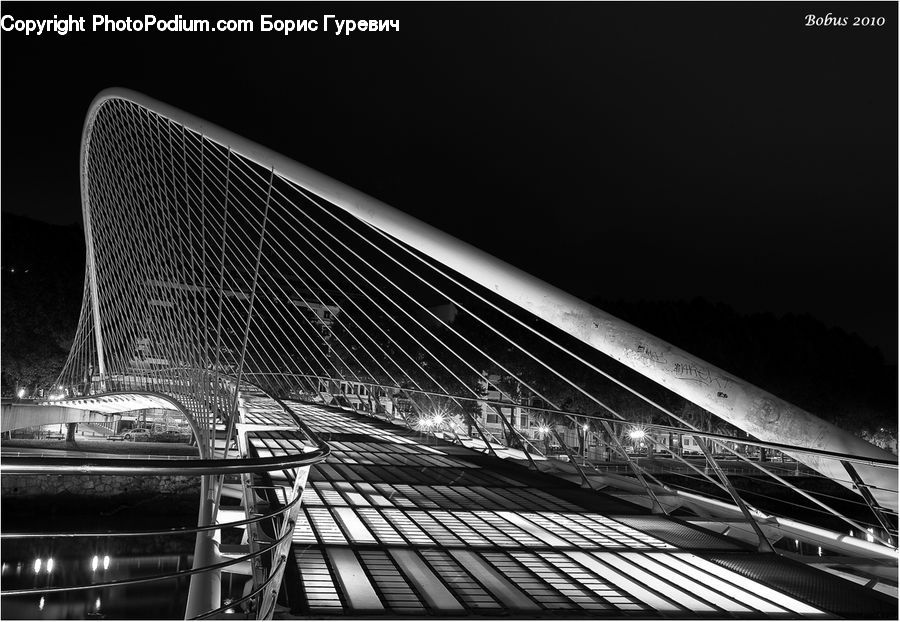 Bridge, City, Downtown, Urban