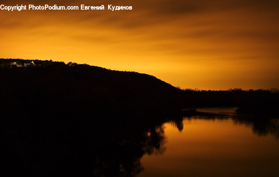 Dawn, Dusk, Red Sky, Sky, Sunrise, Sunset, Landscape