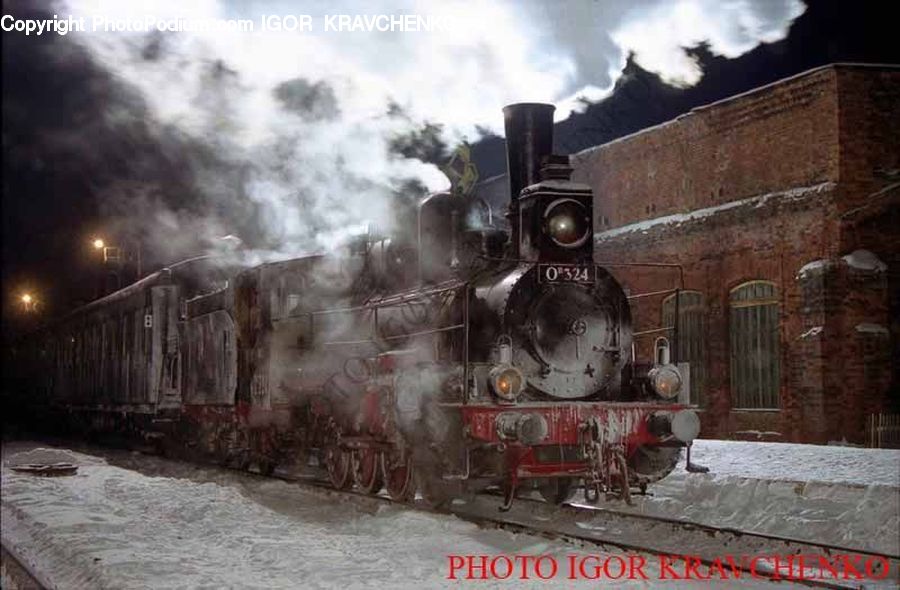 Train, Vehicle, Rail, Train Track, Brick, Locomotive, Transportation