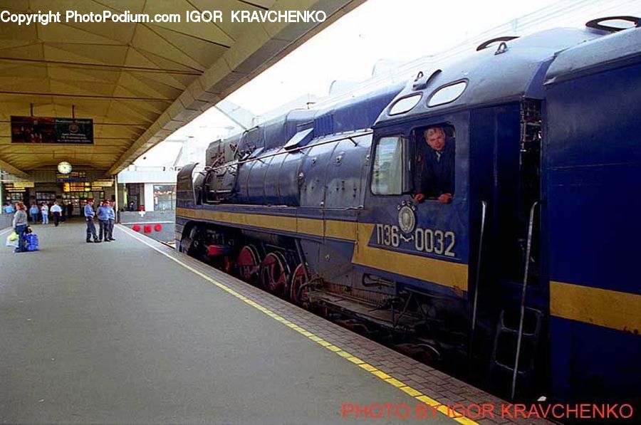 Train, Vehicle, Sign, Subway, Train Station